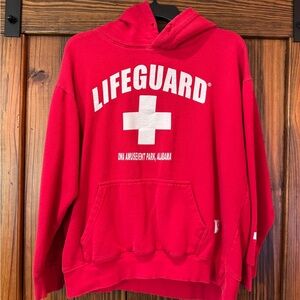 Red Lifeguard Hoodie